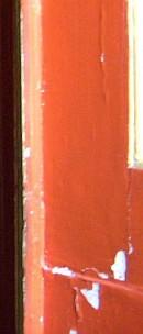 Kinaslott Drottningholm : Dans le cabinet rouge - conçu après les caractères de Conception de Chambres de William de Bâtiments chinois, Londres 1757, séparations de couche de tableau aussi sérieuses